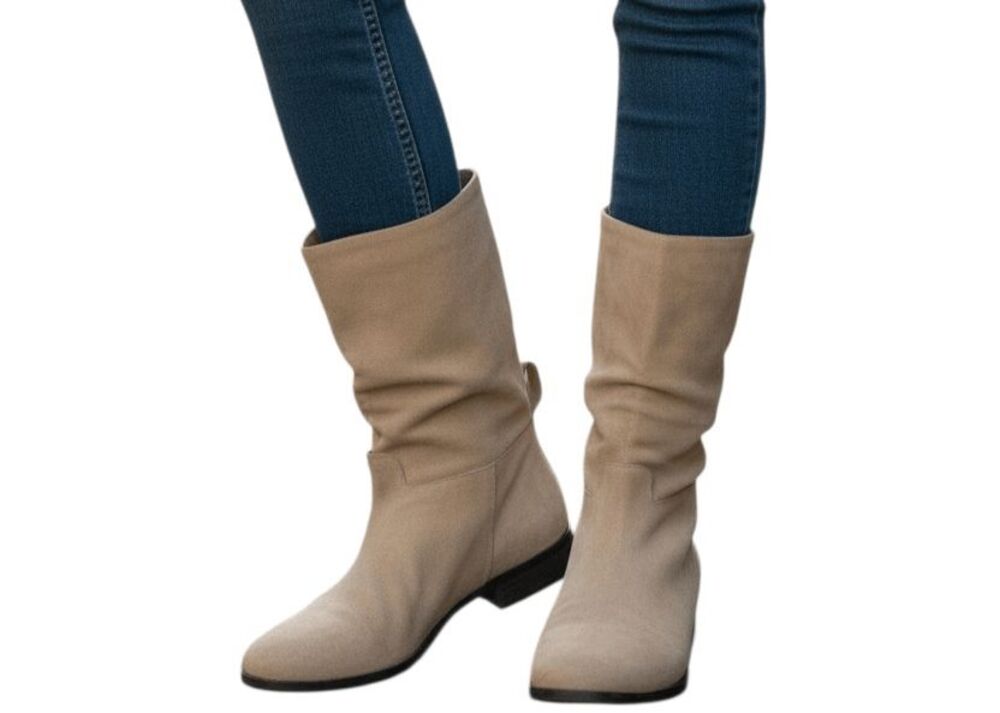 COCLICO Tieg Brown Suede Mid Calf Boot Size 36